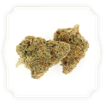 Load image into Gallery viewer, Photo of Blueberry Octane CBD hemp flower on a white background
